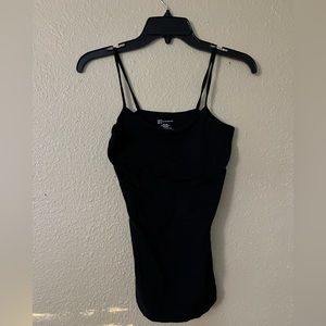 Black cami tank top